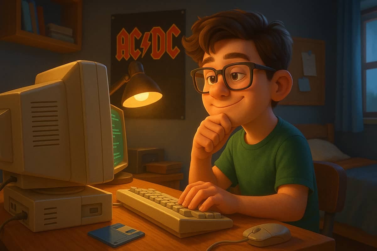 Octave Klaba étudiant lançant les premiers serveurs OVH