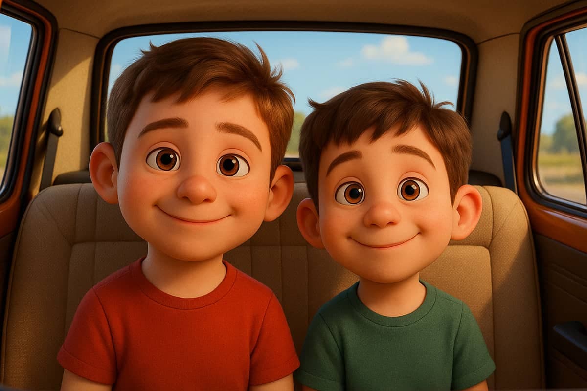 Octave Klaba enfant avec son frère, apprenant la débrouille